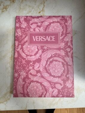 Versace Pink Baroque Floral Notebook